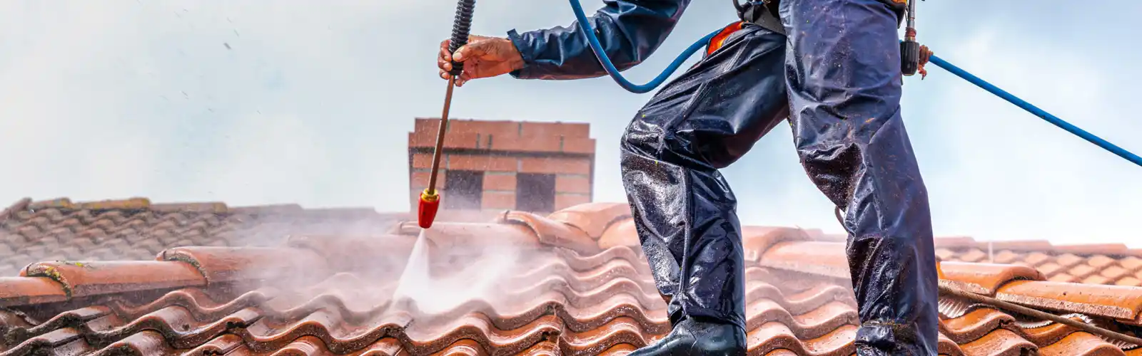 Effective pressure washing solution for stubborn stains