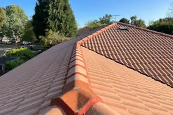 Roof repair service fixing broken tiles and leaks after washing around syndey