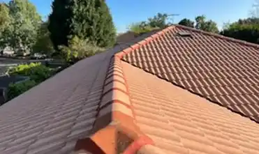 Roof repair service fixing broken tiles and leaks after washing around syndey